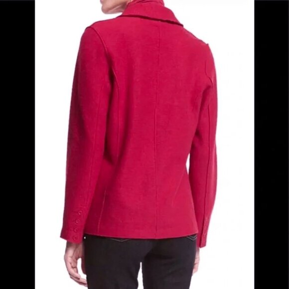 Eileen Fisher Boilded100% merino wool Cardigan Jacket Size Medium - Picture 3 of 14